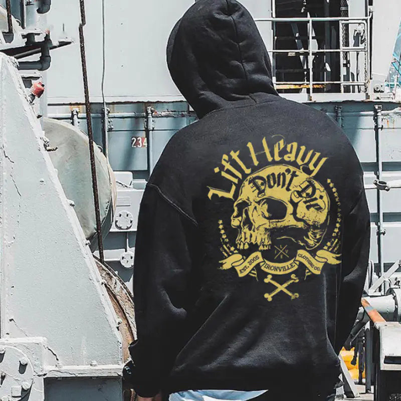 Men's Oversized Hoodie with Skull Design (2020 Collection)