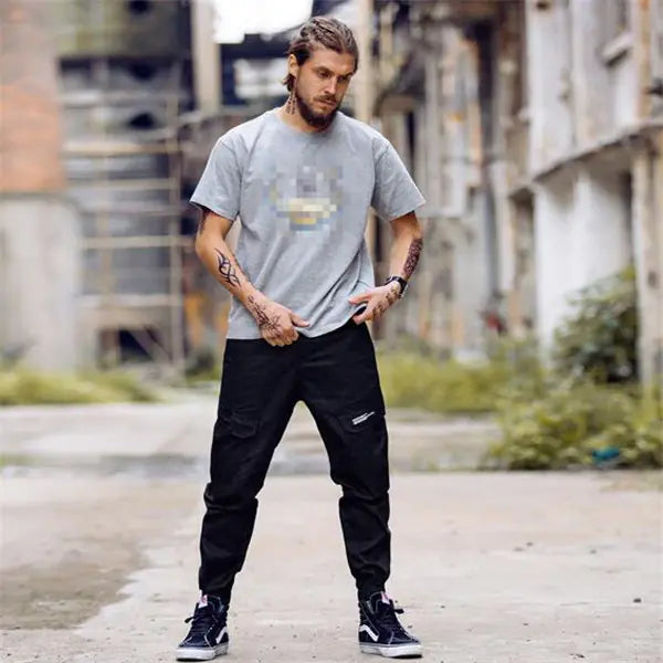 Men's Camouflage Cargo Pants with Multiple Pockets