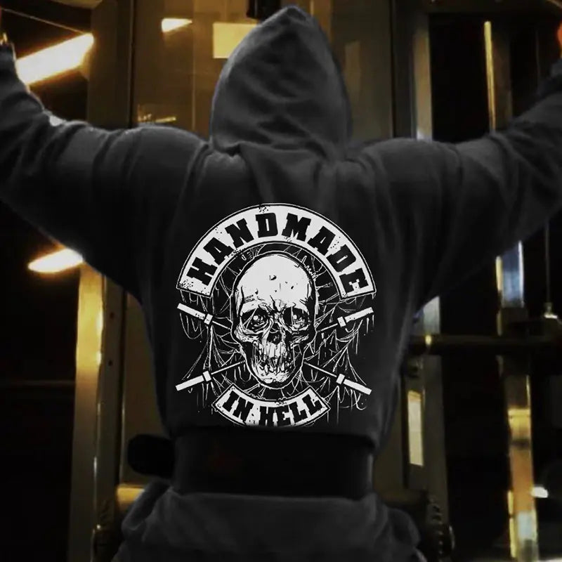 Men's Oversized Hoodie with Skull Design (2020 Collection)