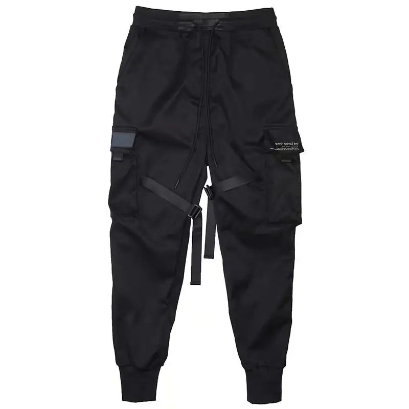 Men's Loose Cargo Pants with Multiple Pockets