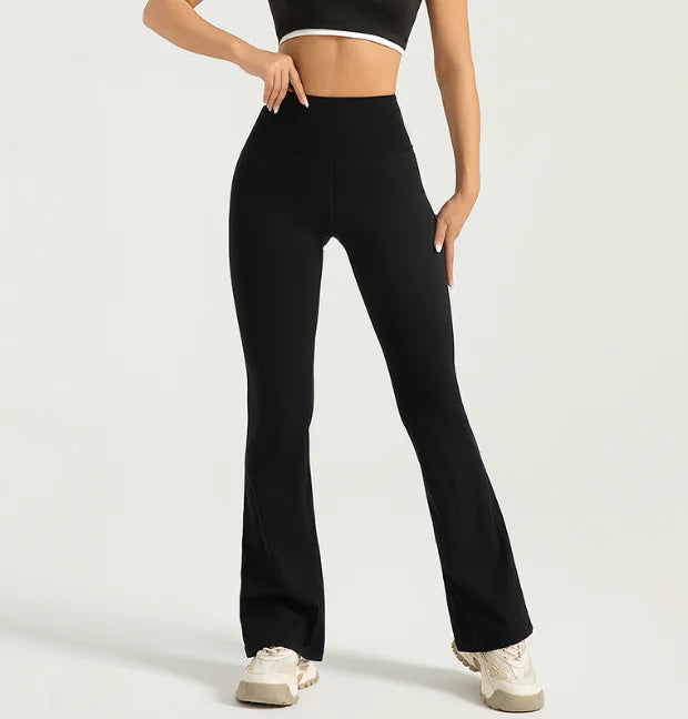 High Waist Flared Yoga Pants
