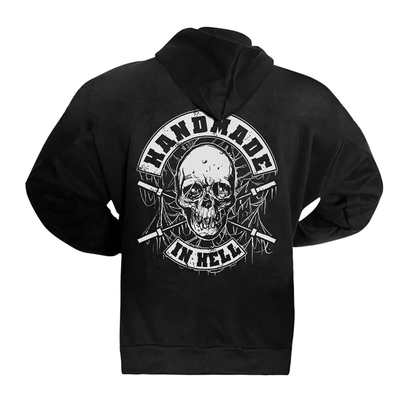 Men's Oversized Hoodie with Skull Design (2020 Collection)