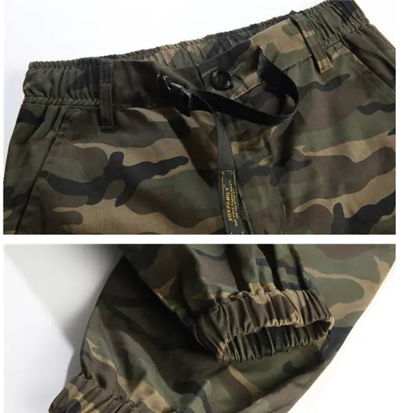 Men's Camouflage Cargo Pants with Multiple Pockets