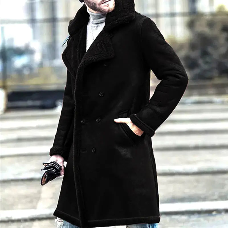 Men's Padded Fur Coat Jacket