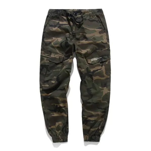 Men's Camouflage Cargo Pants with Multiple Pockets